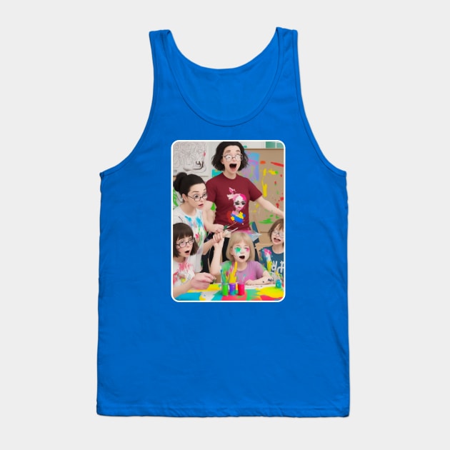 Art Classroom Tank Top by clownescape